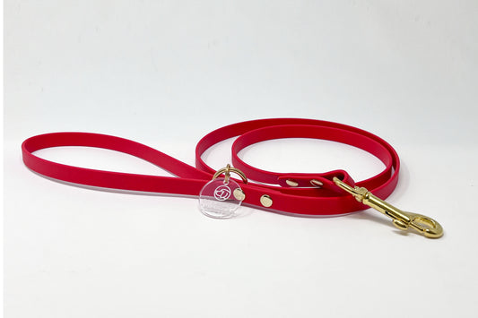 Red BioThane® Dog Lead