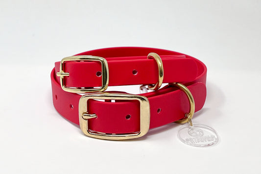 Red BioThane® Dog Collar
