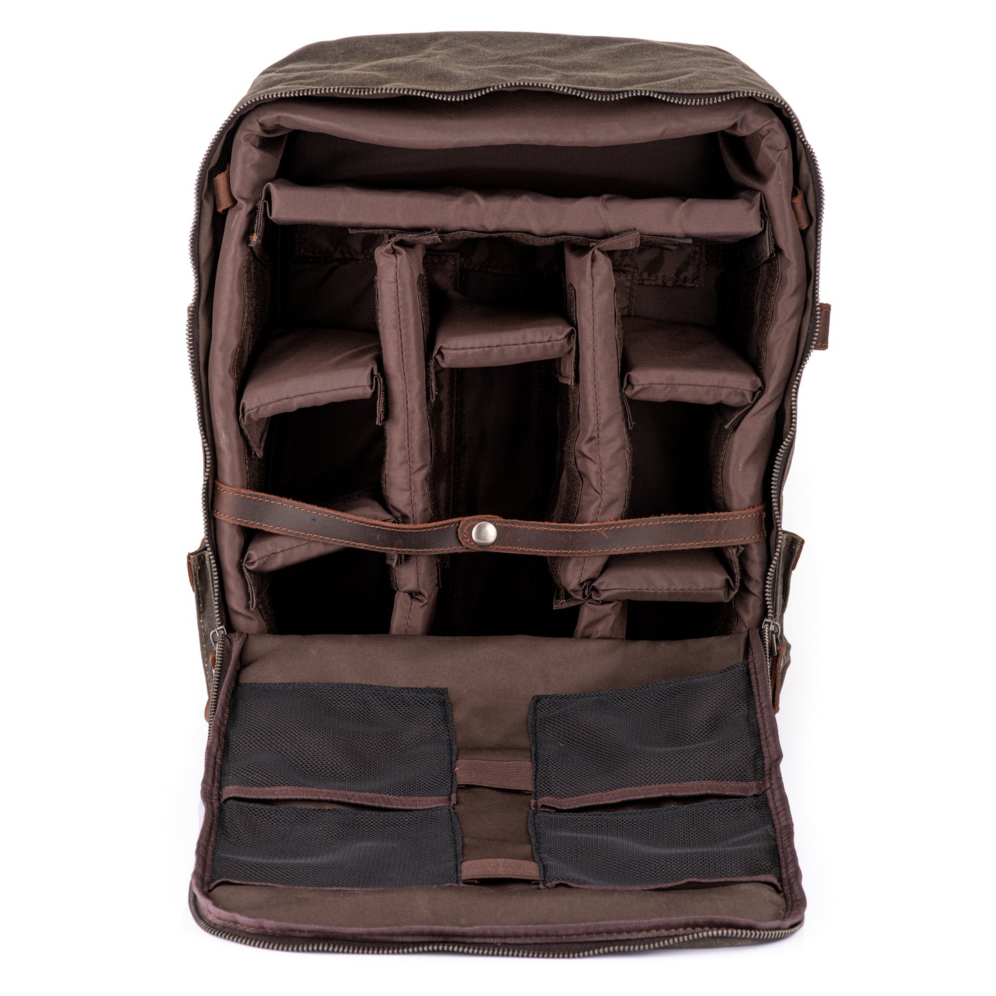 Waxed canvas and leather camera backpack by Cotswold Hipster The Stanton Pro