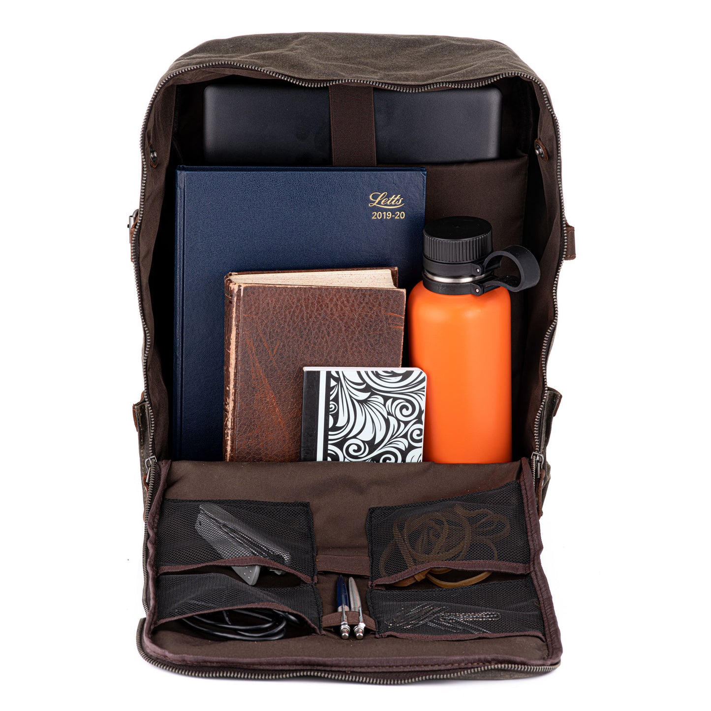 Waxed canvas and leather camera backpack by Cotswold Hipster The Stanton Pro