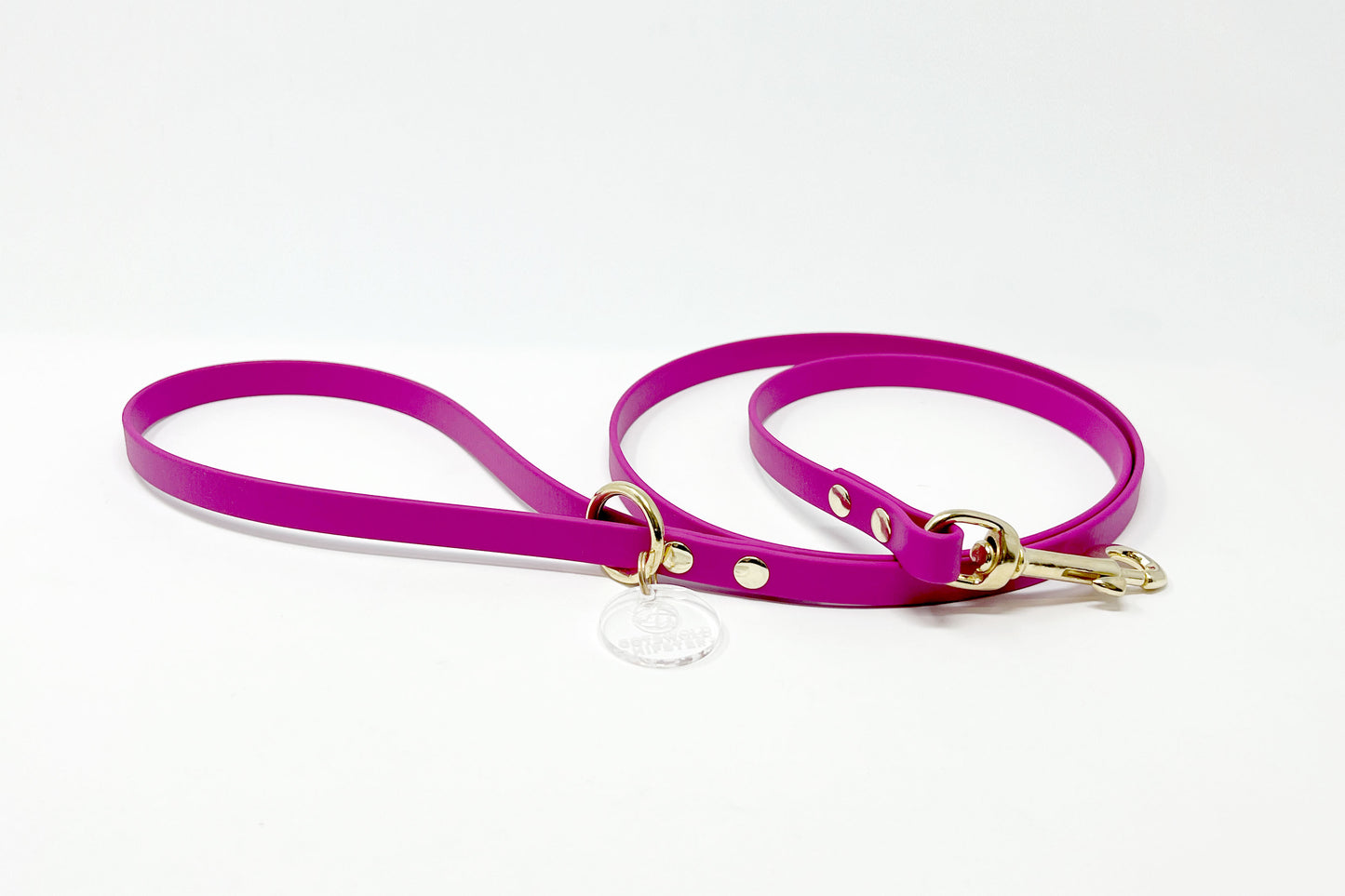 Raspberry BioThane® Dog Lead