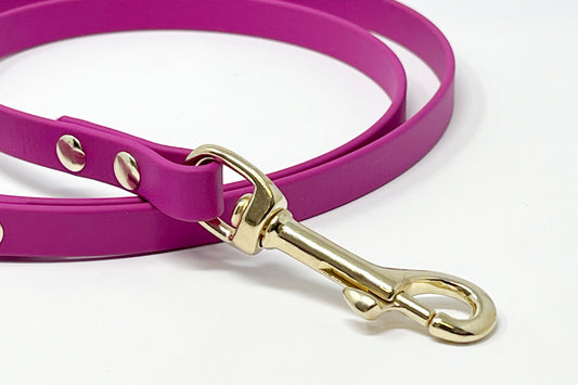 Raspberry BioThane® Dog Lead