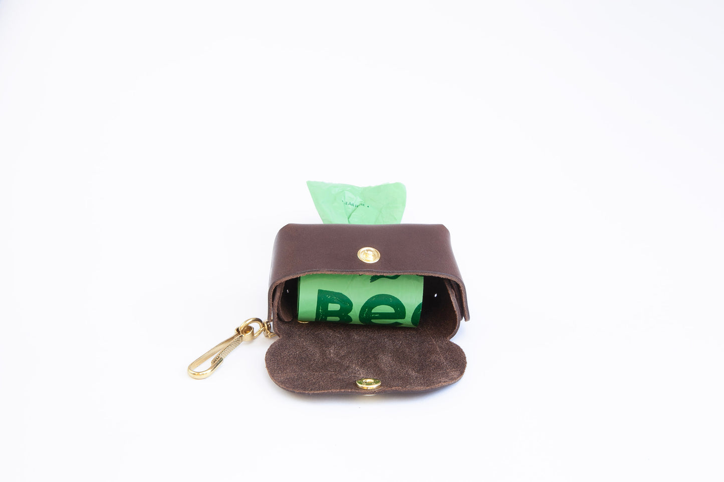 Leather Poo Bag Holder