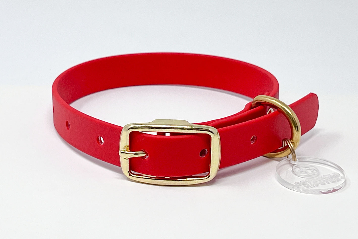 Red BioThane® Dog Collar