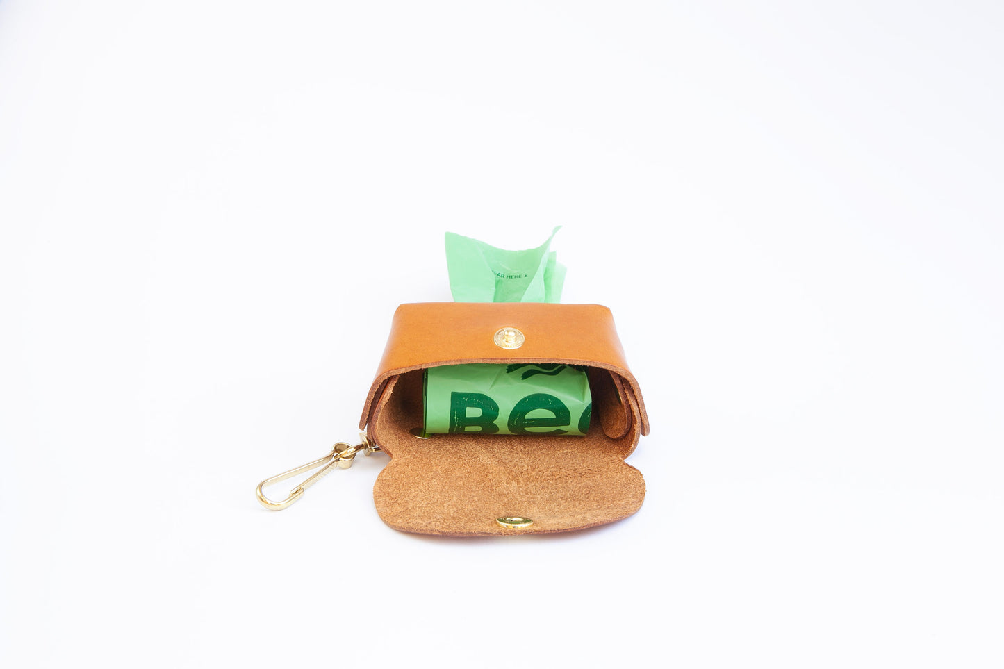 Leather Poo Bag Holder