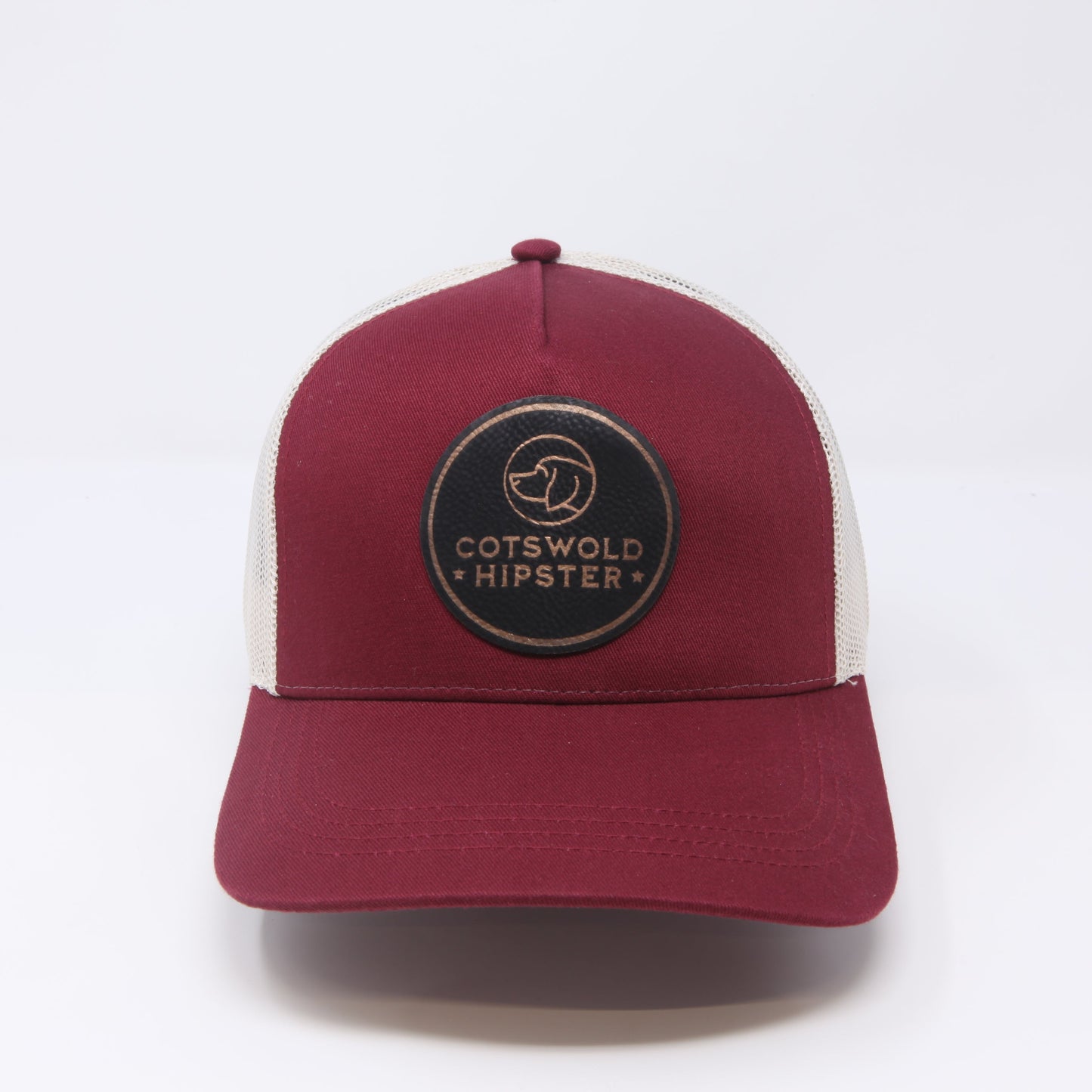 ront-facing mulberry Field Cap on white background, showing logo patch and adjustable snap-back.