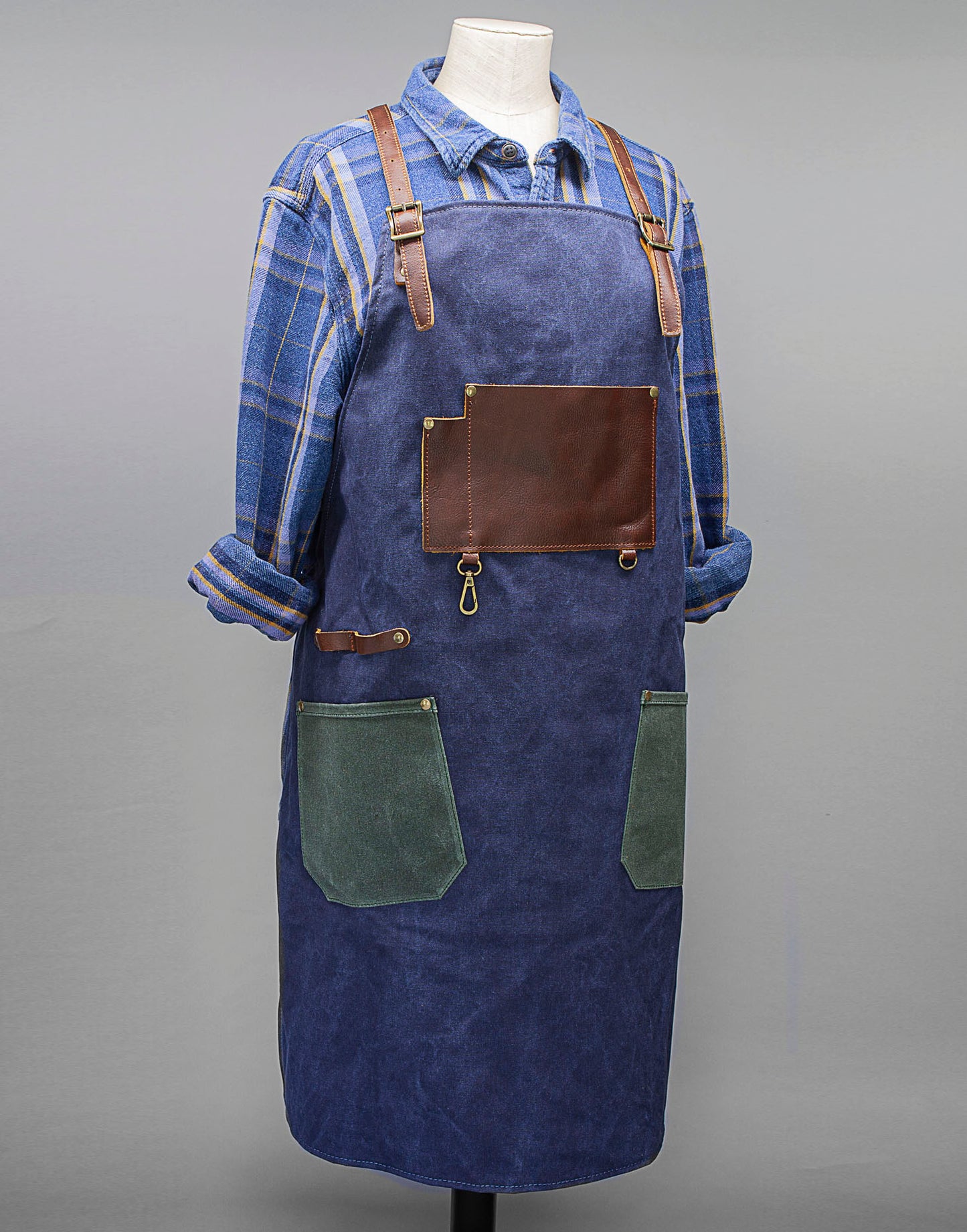 The Upton Waxed Canvas and Leather Apron