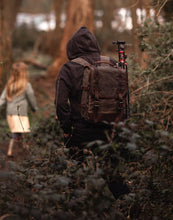 Waxed canvas and leather camera backpack by Cotswold Hipster The Stanton Pro