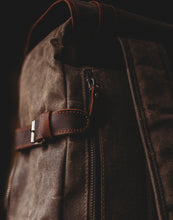 Waxed canvas and leather camera backpack by Cotswold Hipster The Stanton Pro