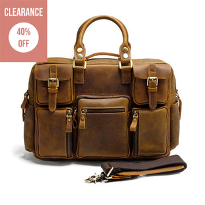 The Kemble Leather Messenger Bag - CLEARANCE