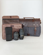 waxed canvas camera bag, cotswold Hipster, vintage stye camera bag