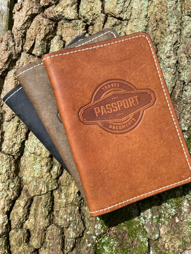 Cotswold Leather Goods Passport Holder